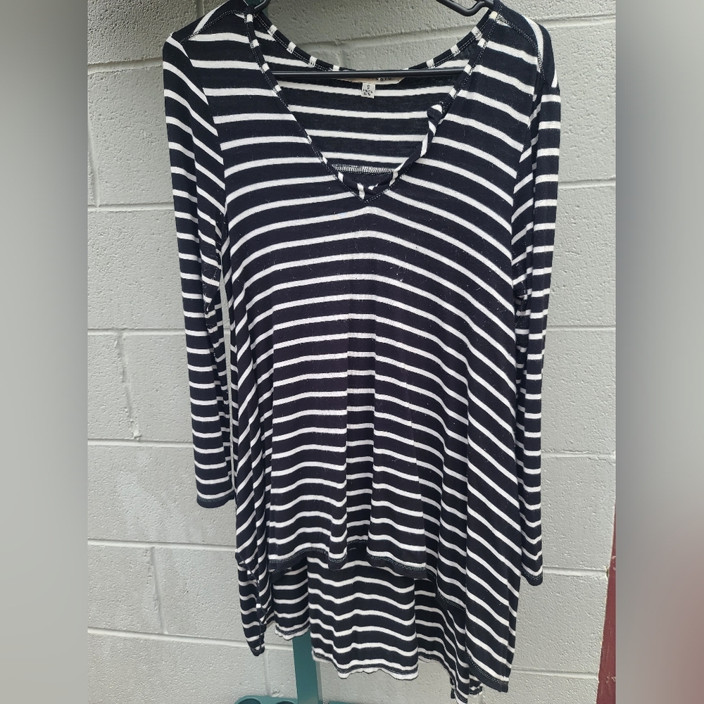 Oversized Open Neck Tunic